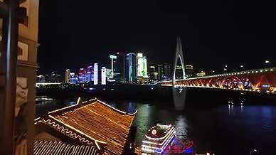 夜景大桥灯光拍摄视频视频的预览图